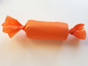 Orange mini pinata