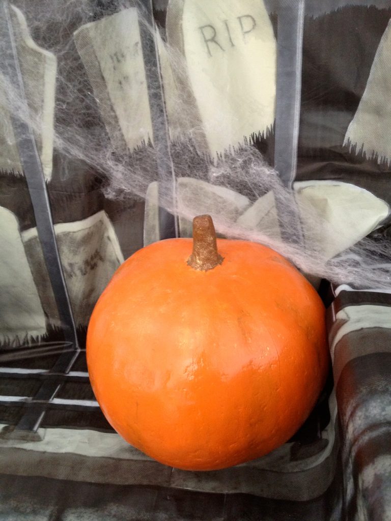 orange round decorative halloween pumpkin