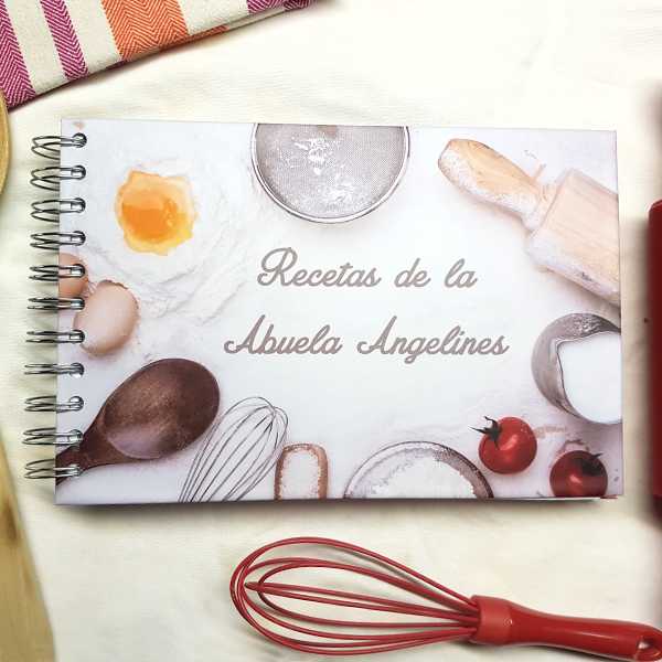 Recetario personalizado ingredientes blanco