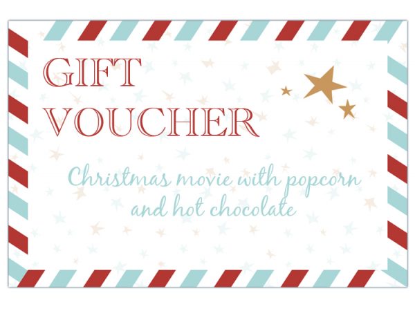 Free Printable Christmas Gift Voucher - My Berry Own