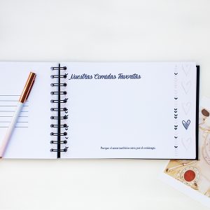 Album San Valentin corazon paginas interiores